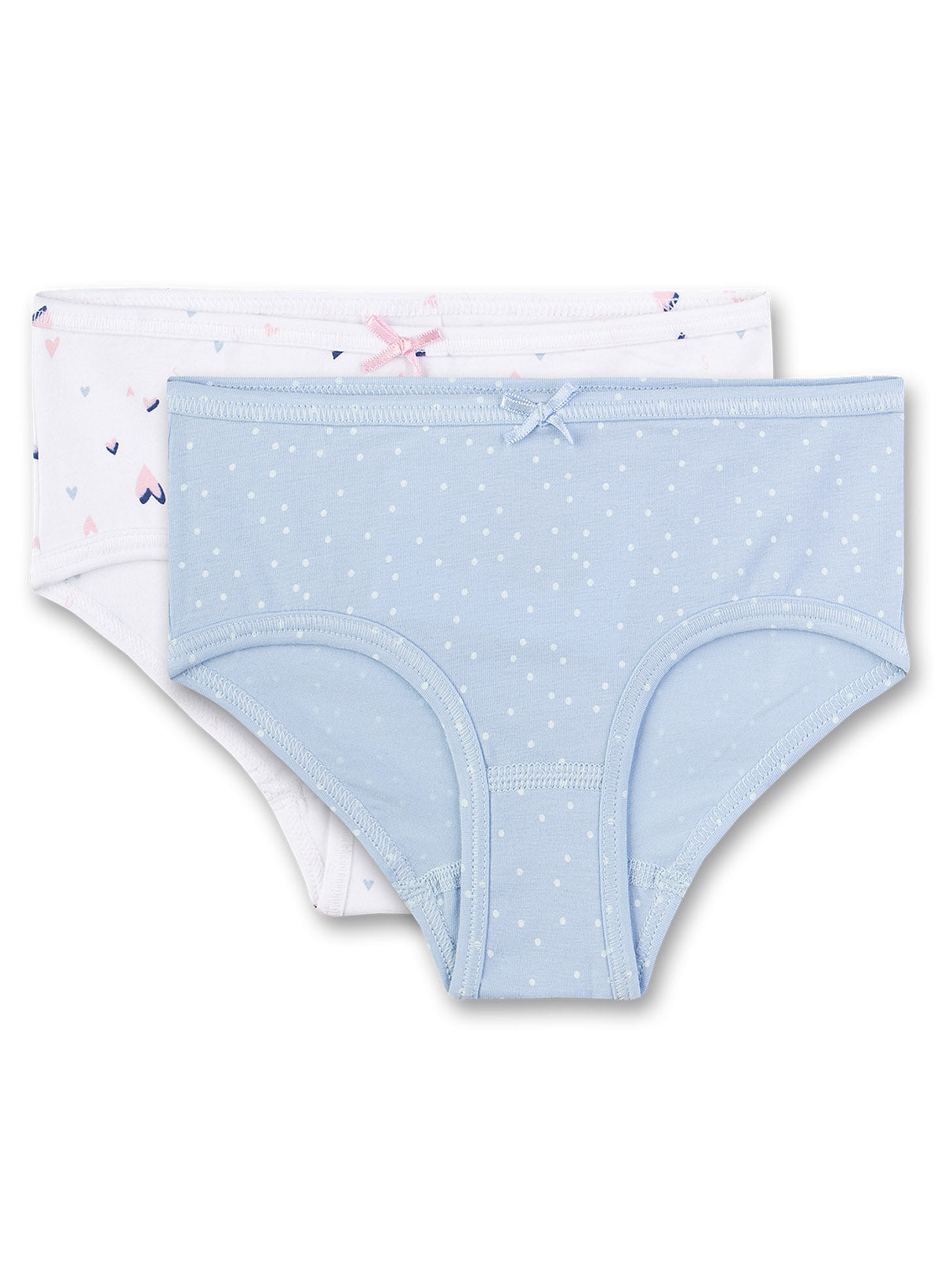 s.Oliver Mädchen 2er Pack Hipslip - Slip, Unterhose, Brief, Cotton Stretch, uni