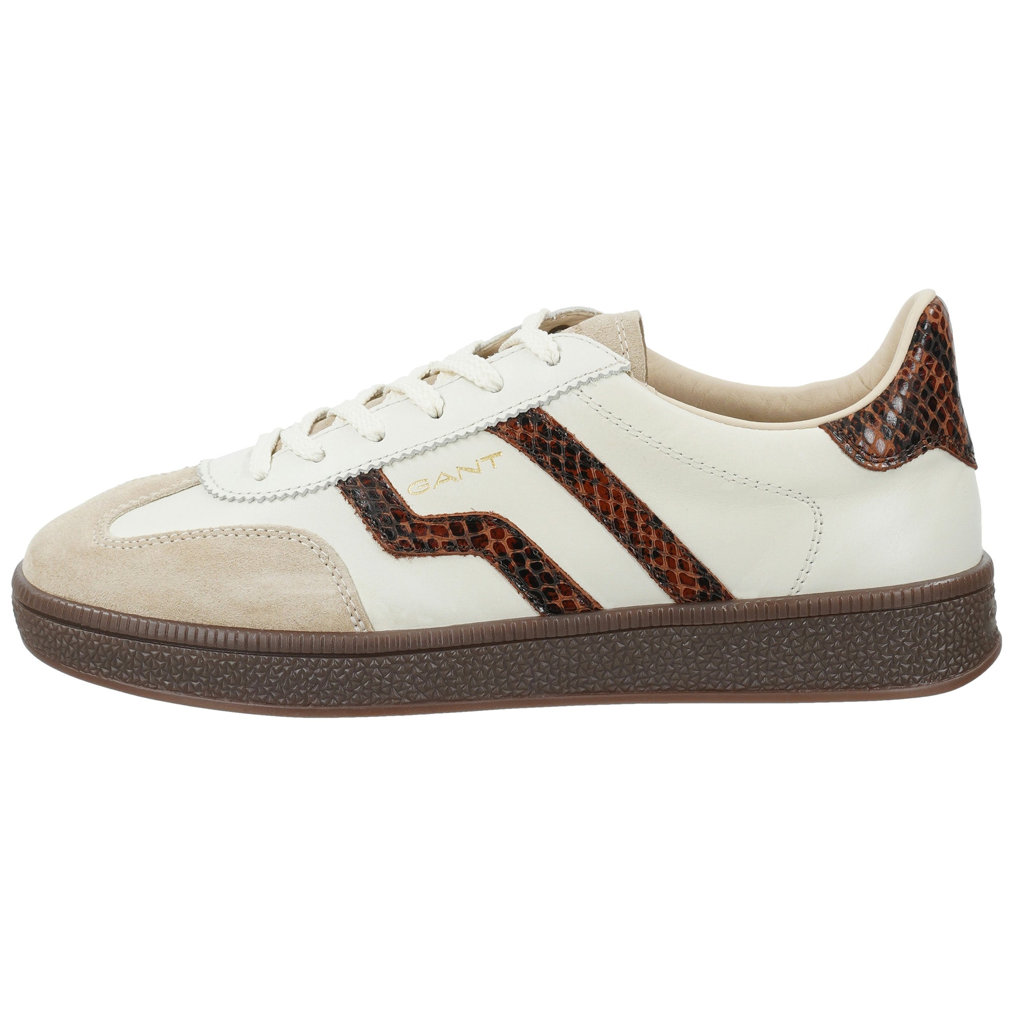 GANT Damen Sneaker - CUZIMA, Schlangenprint, Leder, Schnürschuh, Turnschuh, Low