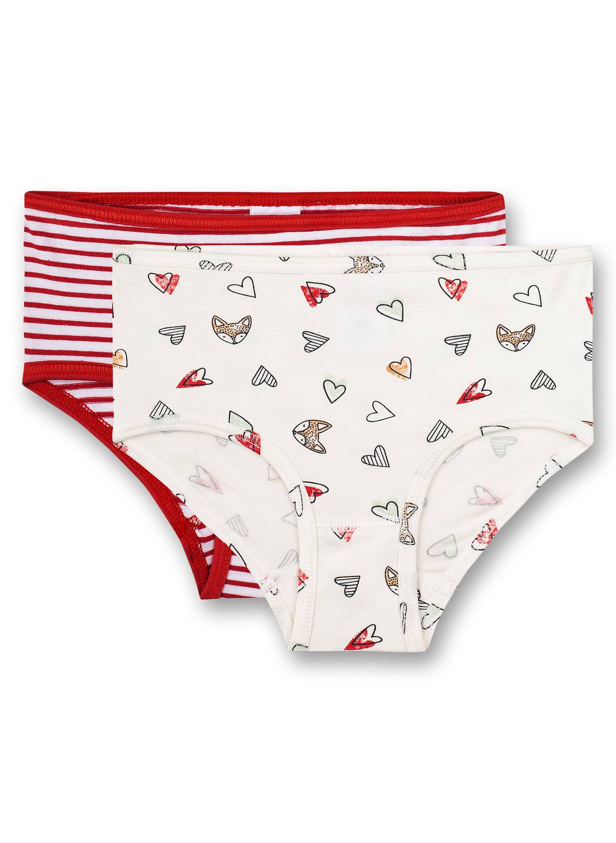 s.Oliver Mädchen 2er Pack Hipslip - Slip, Unterhose, Brief, Cotton Stretch, uni