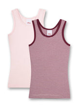 s.Oliver Girls Undershirt 2-Pack - Shirt without Arms, Shirt, fine rib, Cotton Stretch