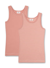 s.Oliver Girls Undershirt 2-Pack - Shirt without Arms, Shirt, fine rib, Cotton Stretch