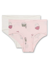 s.Oliver Mädchen 2er Pack Hipslip - Slip, Unterhose, Brief, Cotton Stretch, uni