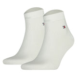 TOMMY HILFIGER Herren Quarter Socken, 2er Pack - Sneaker, Unifarben, 39-49