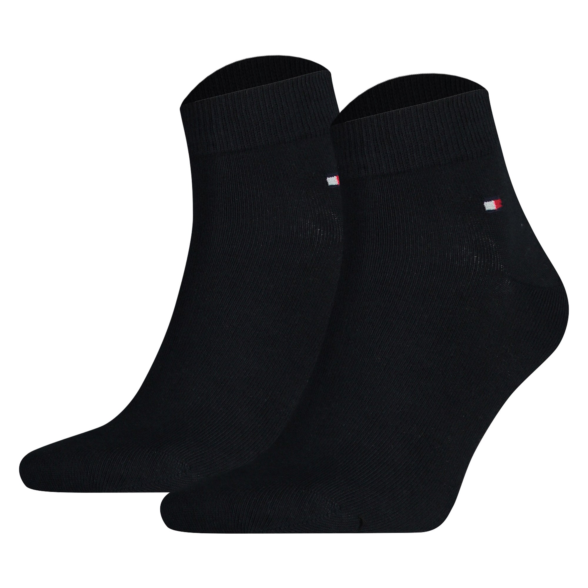 TOMMY HILFIGER Herren Quarter Socken, 2er Pack - Sneaker, Unifarben, 39-49