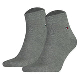 TOMMY HILFIGER Herren Quarter Socken, 2er Pack - Sneaker, Unifarben, 39-49
