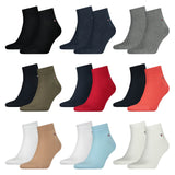 TOMMY HILFIGER Herren Quarter Socken, Vorteilspack - Sneaker, Unifarben, 39-49