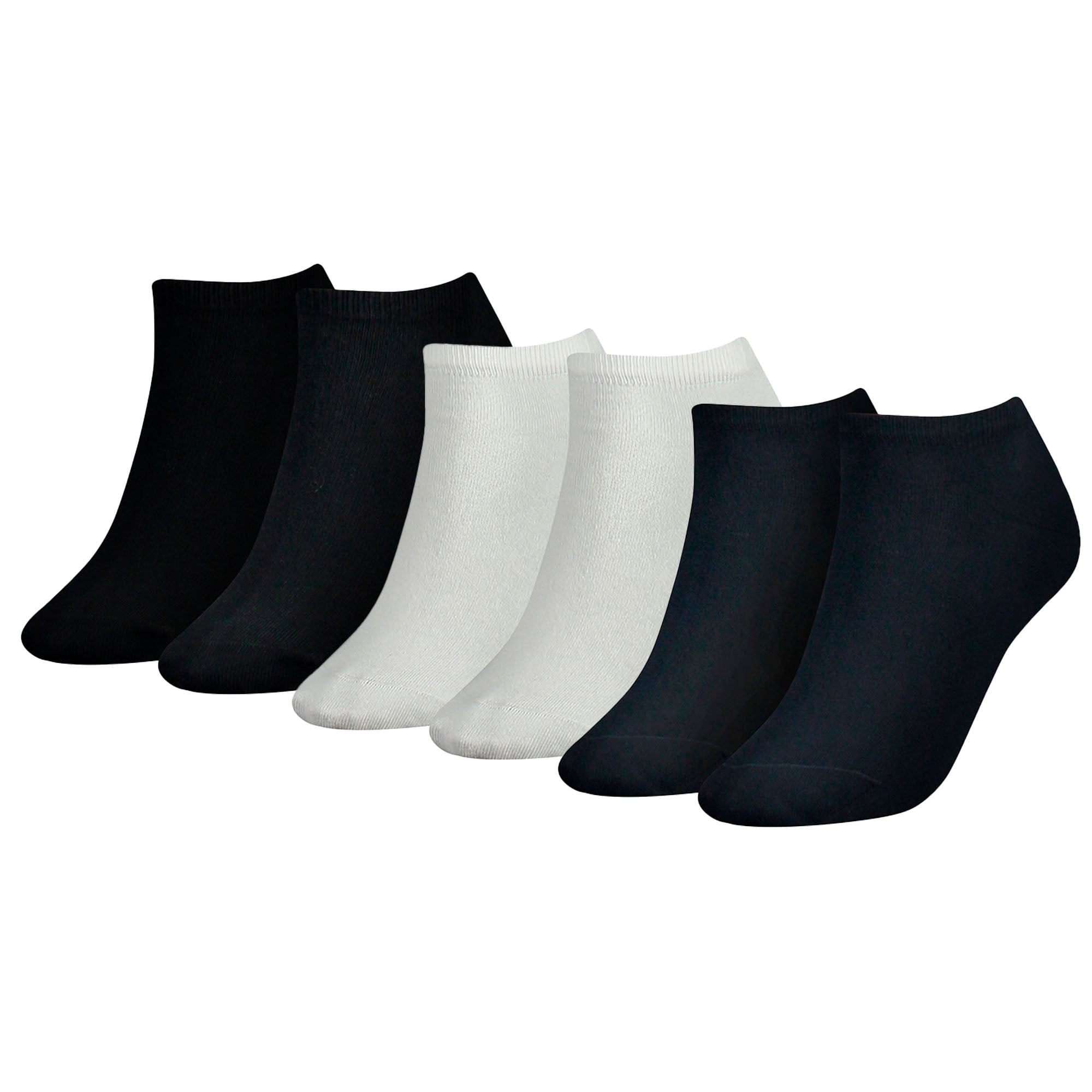 TOMMY HILFIGER Damen Sneaker Socken, 6er Pack - TH, Baumwolle, Uni