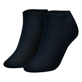 TOMMY HILFIGER Ladies Sneaker Socks, 2-pack - TH, cotton, plain