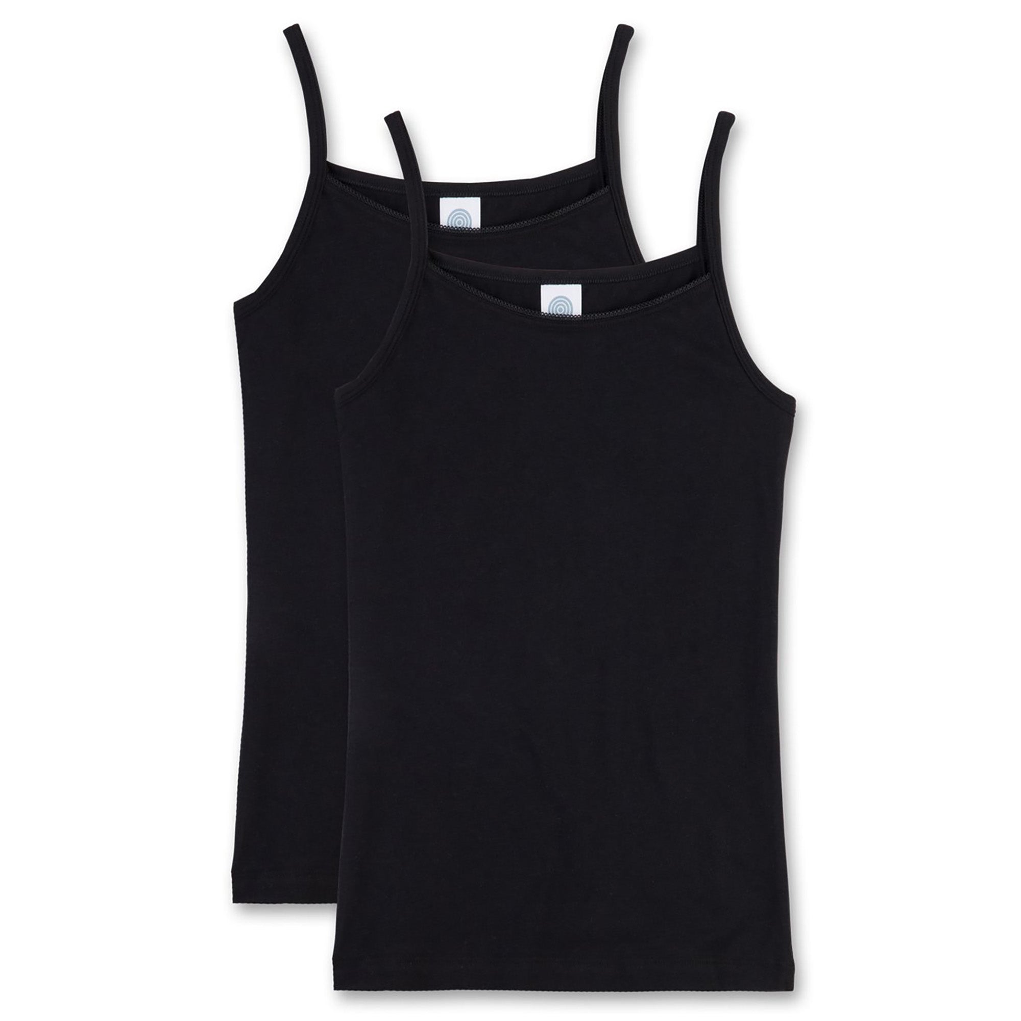 Sanetta Mädchen Unterhemd, 2er Pack - Shirt ohne Arme, Top