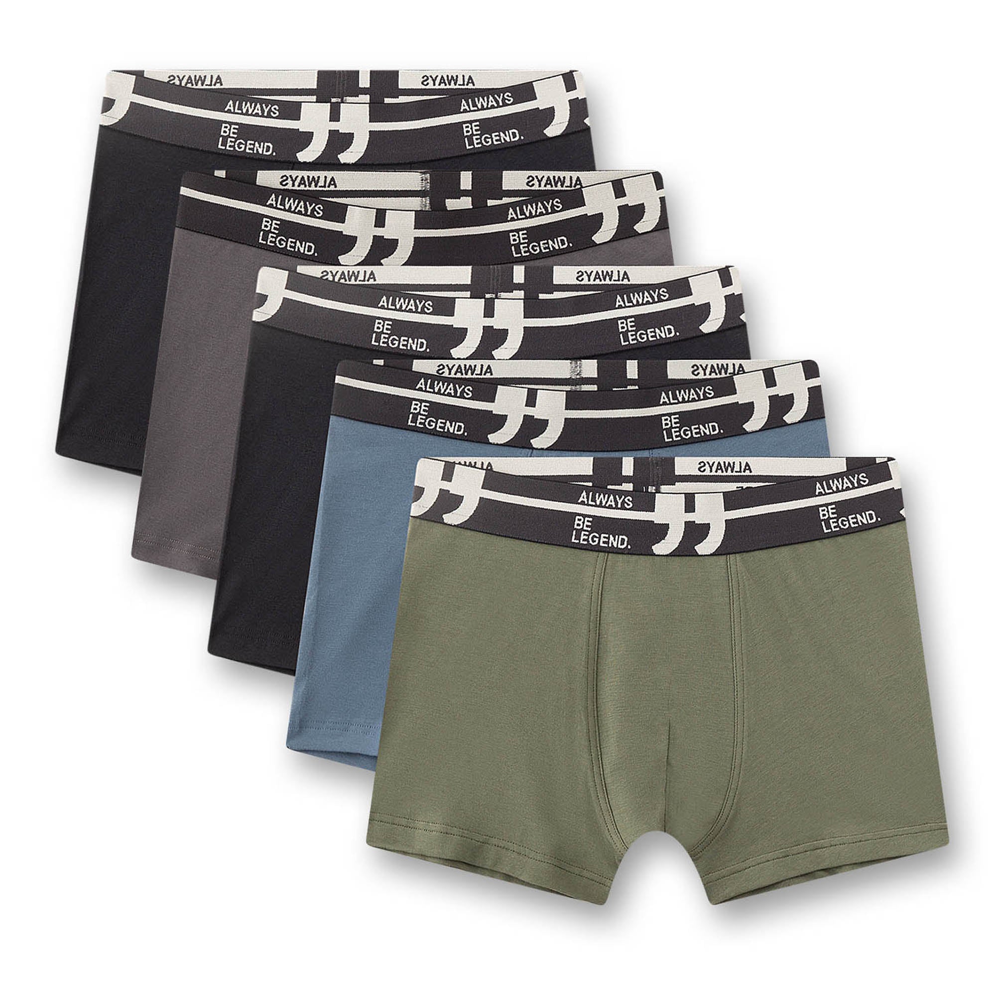 Sanetta Jungen Boxershorts, 5er Pack - Teens, Unterwäsche, Single Jersey, Baumwoll-Stretch