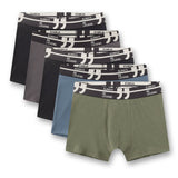 Sanetta Jungen Boxershorts, 5er Pack - Teens, Unterwäsche, Single Jersey, Baumwoll-Stretch