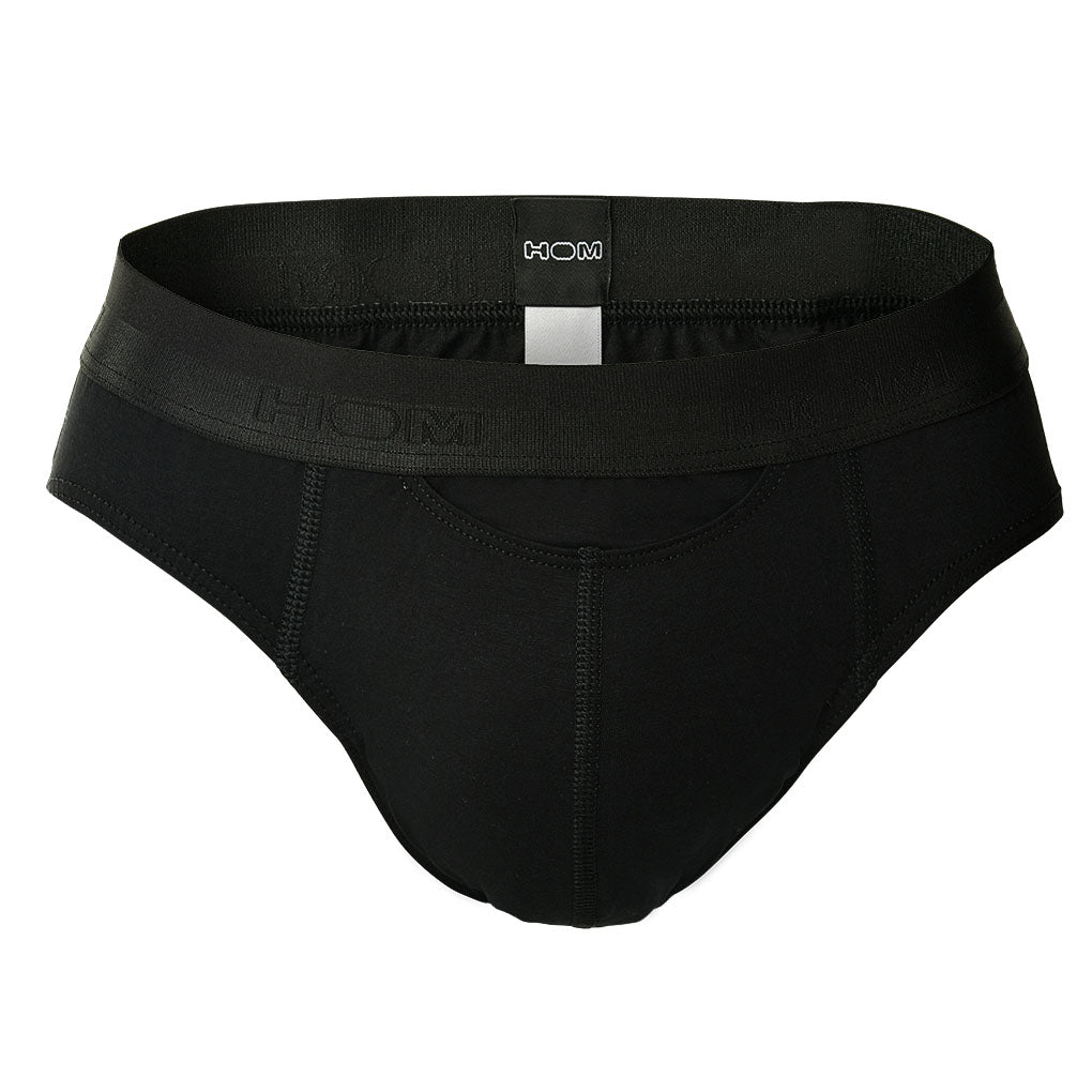 HOM Herren Slips, Vorteilspack - Mini Briefs HO1, Unterhose, Baumwoll-Modal, einfarbig