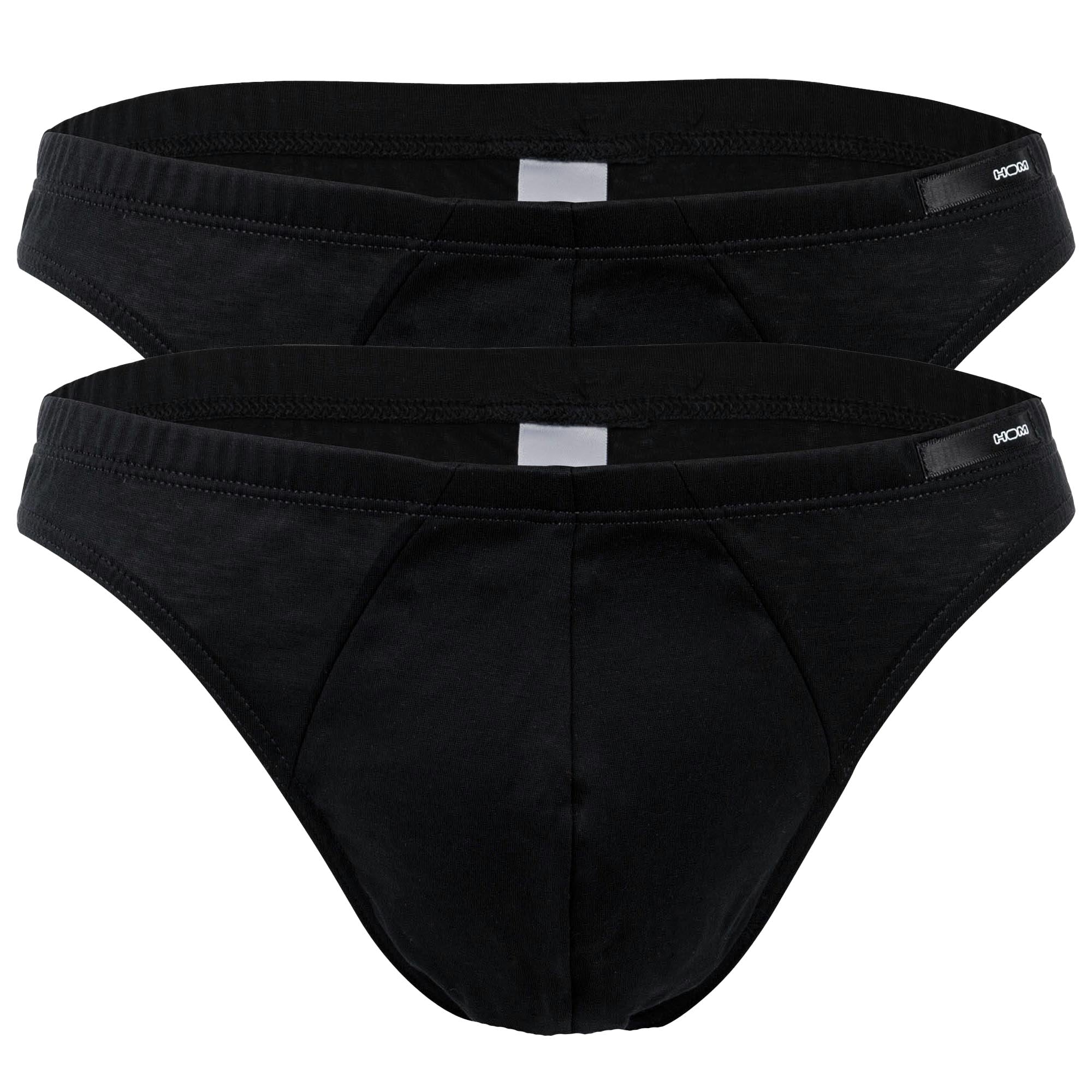 HOM Herren Comfort Micro Brief 2er Pack - Slip, Unterwäsche, Baumwolle, einfarbig