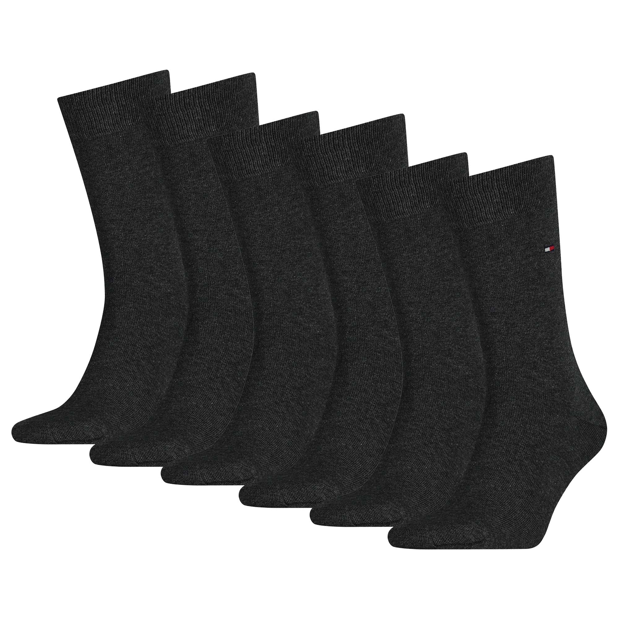 TOMMY HILFIGER Herren Socken, 6er Pack - Classic, Strümpfe, einfarbig