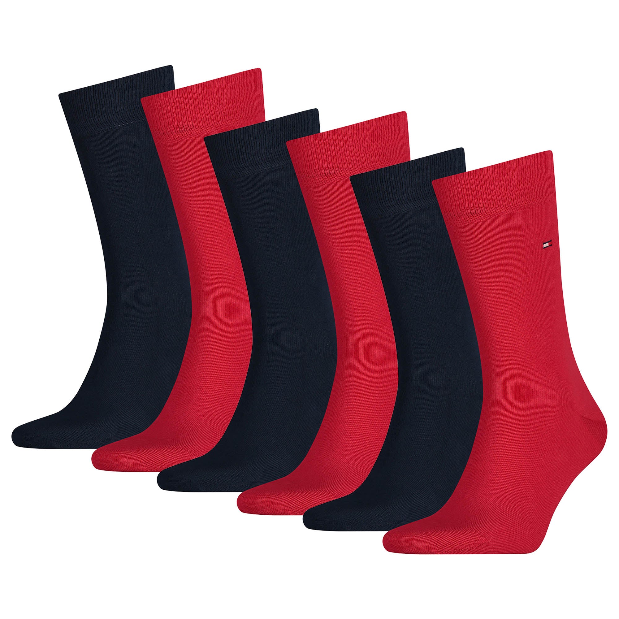 TOMMY HILFIGER Herren Socken, 6er Pack - Classic, Strümpfe, einfarbig