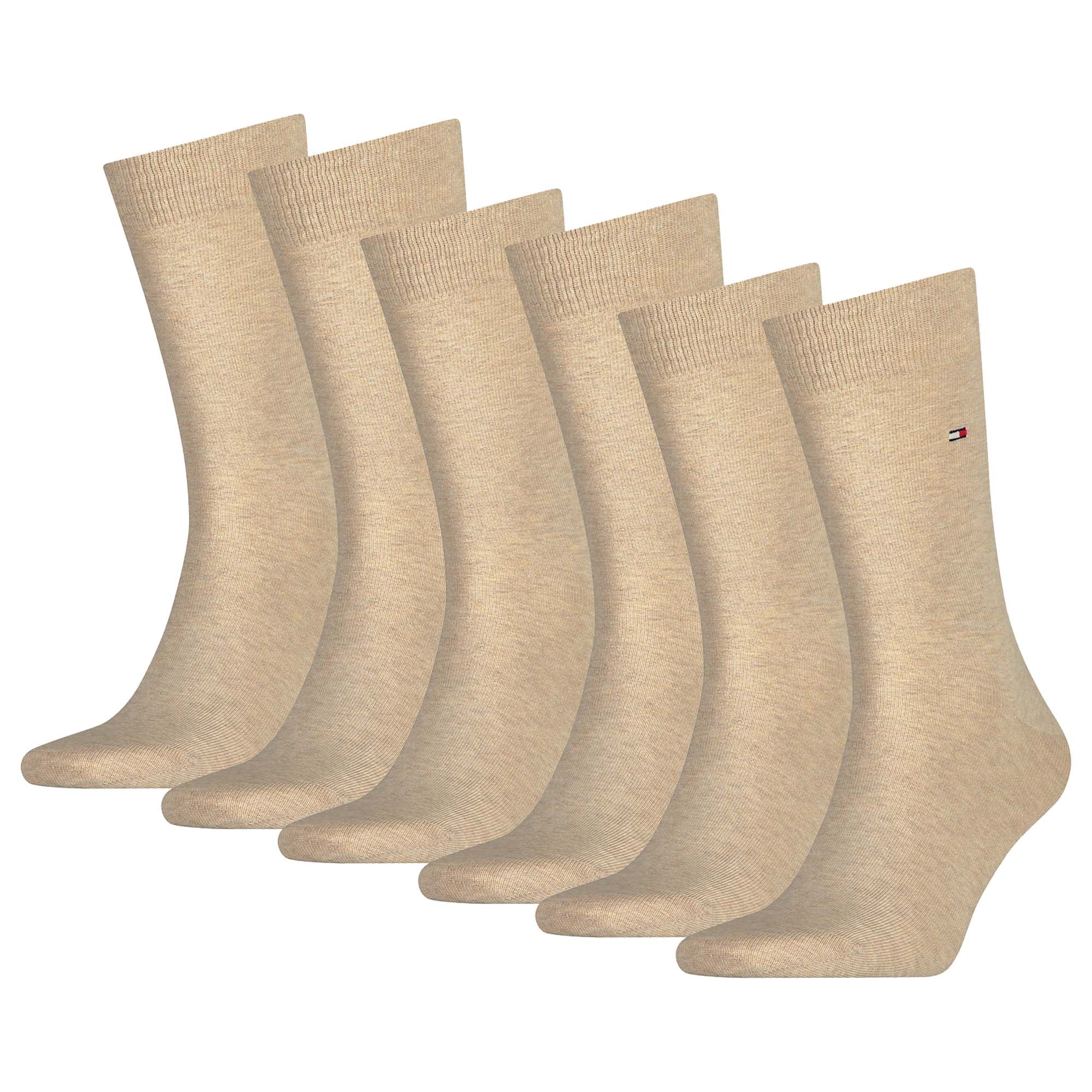 TOMMY HILFIGER Herren Socken, 6er Pack - Classic, Strümpfe, einfarbig