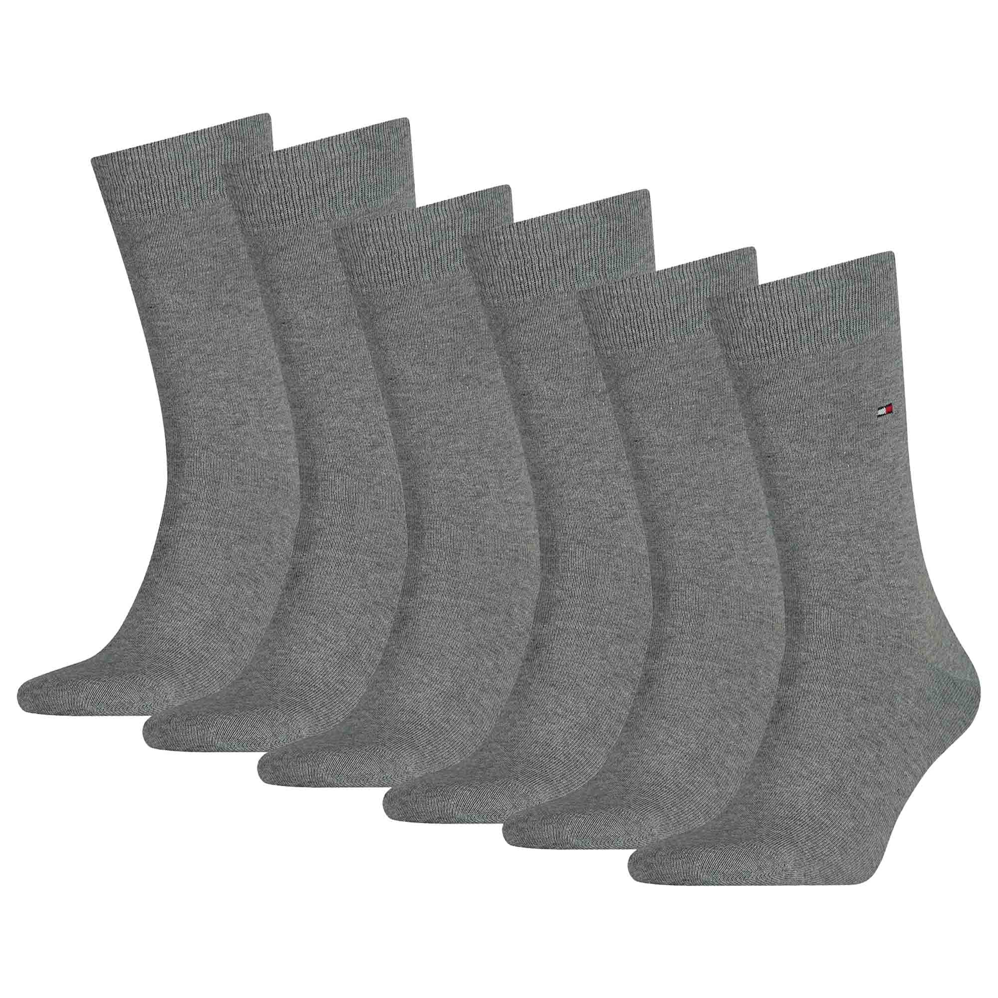 TOMMY HILFIGER Men Socks, Pack of 6 - Classic, Stockings, plain