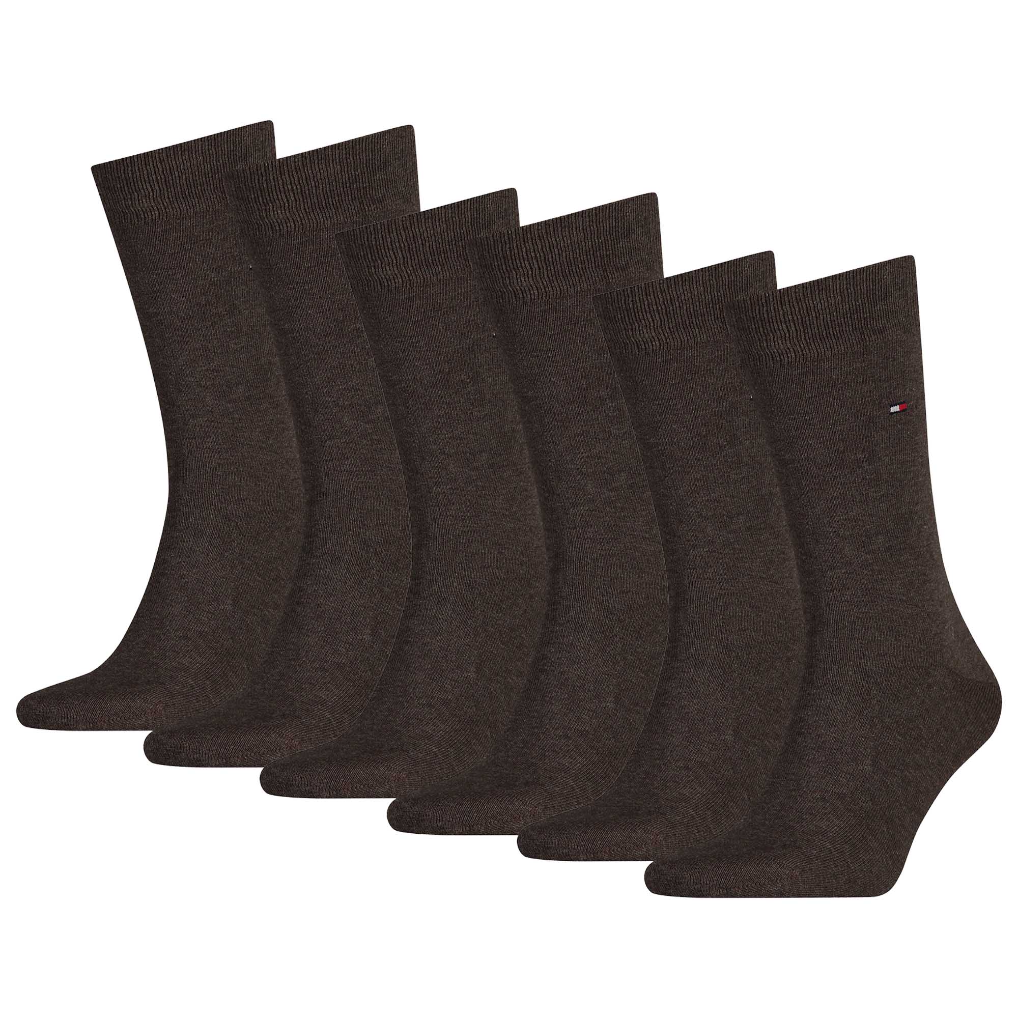 TOMMY HILFIGER Herren Socken, 6er Pack - Classic, Strümpfe, einfarbig
