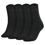 TOMMY HILFIGER Damen Socken, 4er Pack - Classic, Strümpfe, einfarbig