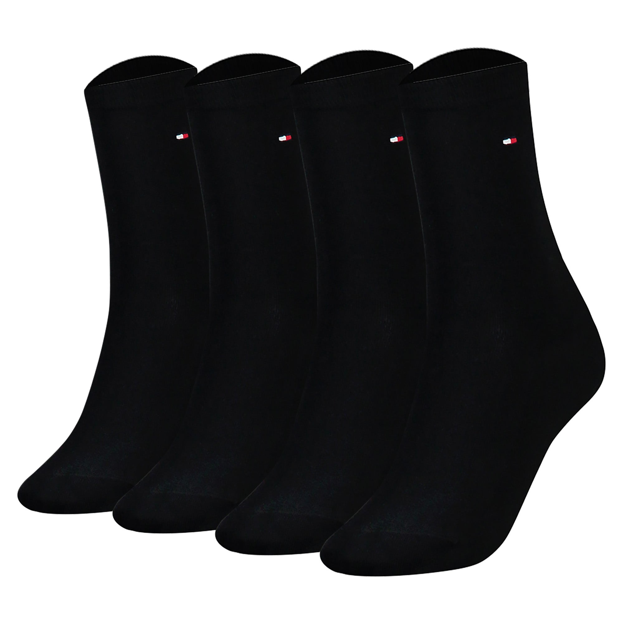 TOMMY HILFIGER Women Socks, Pack of 4 - Classic, Stockings, plain