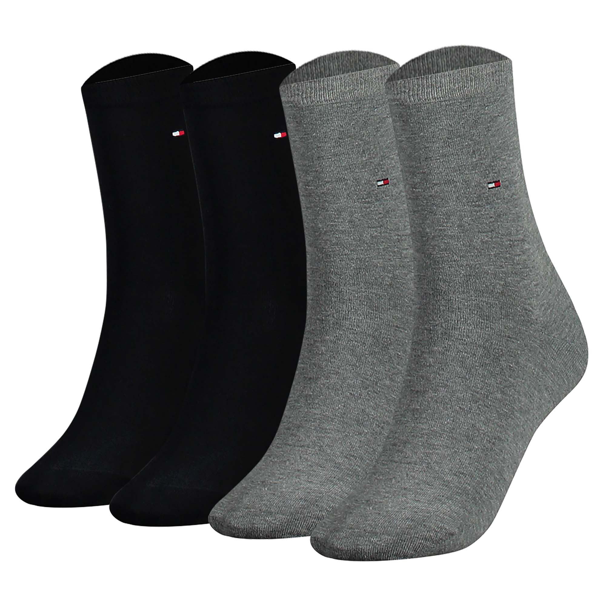 TOMMY HILFIGER Women Socks, Pack of 4 - Classic, Stockings, plain