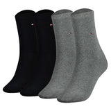 TOMMY HILFIGER Women Socks, Pack of 4 - Classic, Stockings, plain