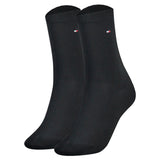 TOMMY HILFIGER Damen Socken, 2er Pack - Classic, Strümpfe, einfarbig