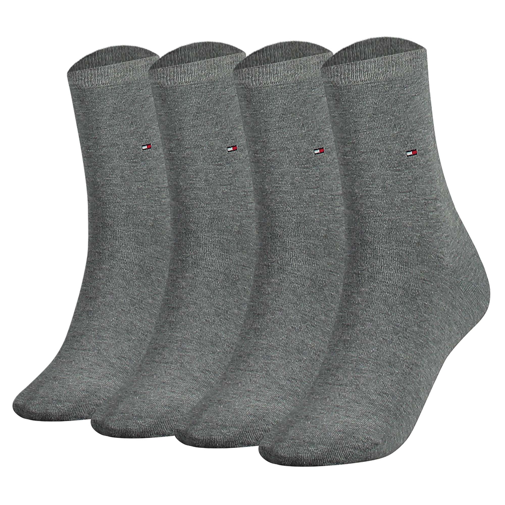 TOMMY HILFIGER Damen Socken, 4er Pack - Classic, Strümpfe, einfarbig
