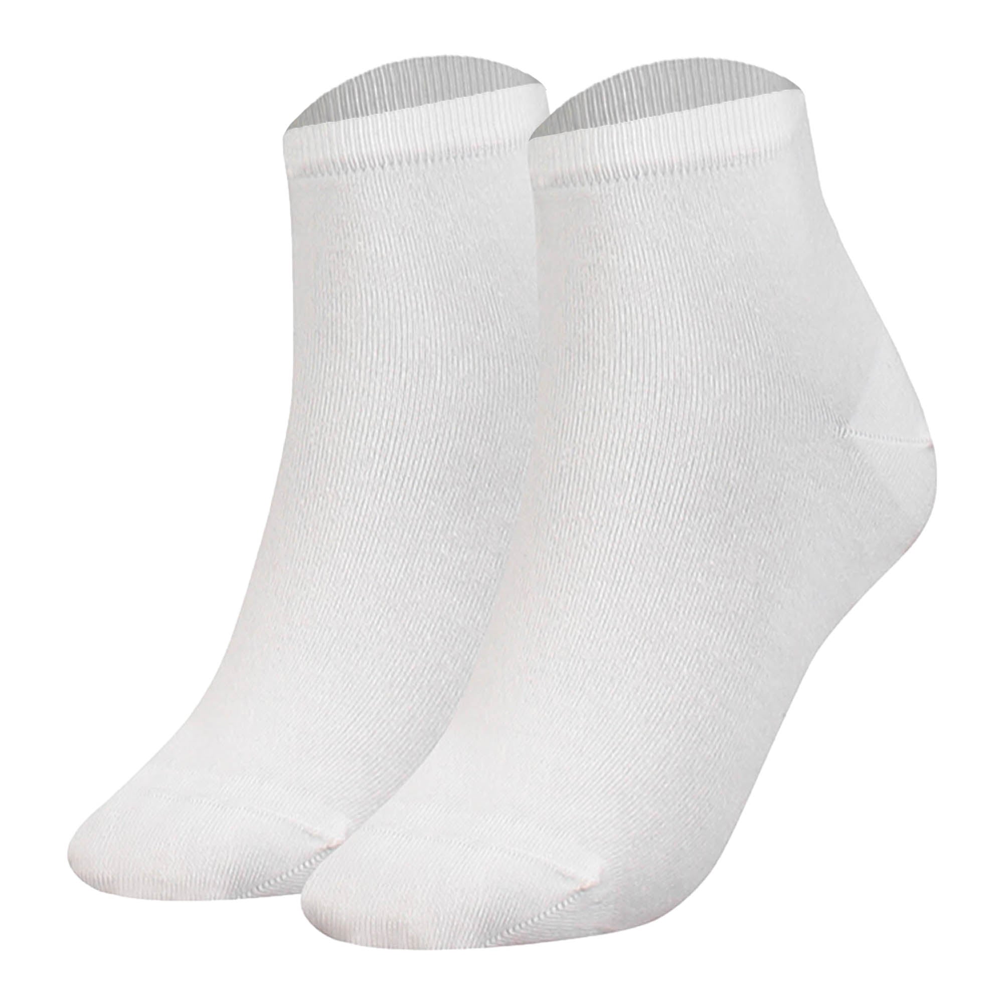 TOMMY HILFIGER Damen Quarter Socken, 2er Pack - TH, Baumwolle, 35-42, einfarbig