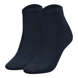 TOMMY HILFIGER Damen Quarter Socken, 2er Pack - TH, Baumwolle, 35-42, einfarbig