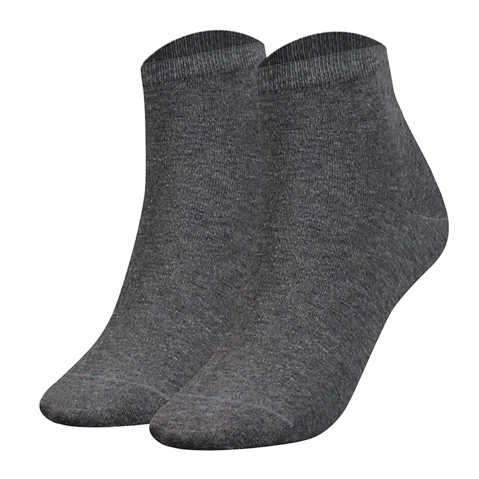 TOMMY HILFIGER Damen Quarter Socken, 2er Pack - TH, Baumwolle, 35-42, einfarbig