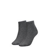 TOMMY HILFIGER Women's Quarter Socks, pack - TH, cotton, 35-42, plain
