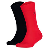 TOMMY HILFIGER Kinder Socken, 2er Pack - Basic, TH, 23-42, einfarbig