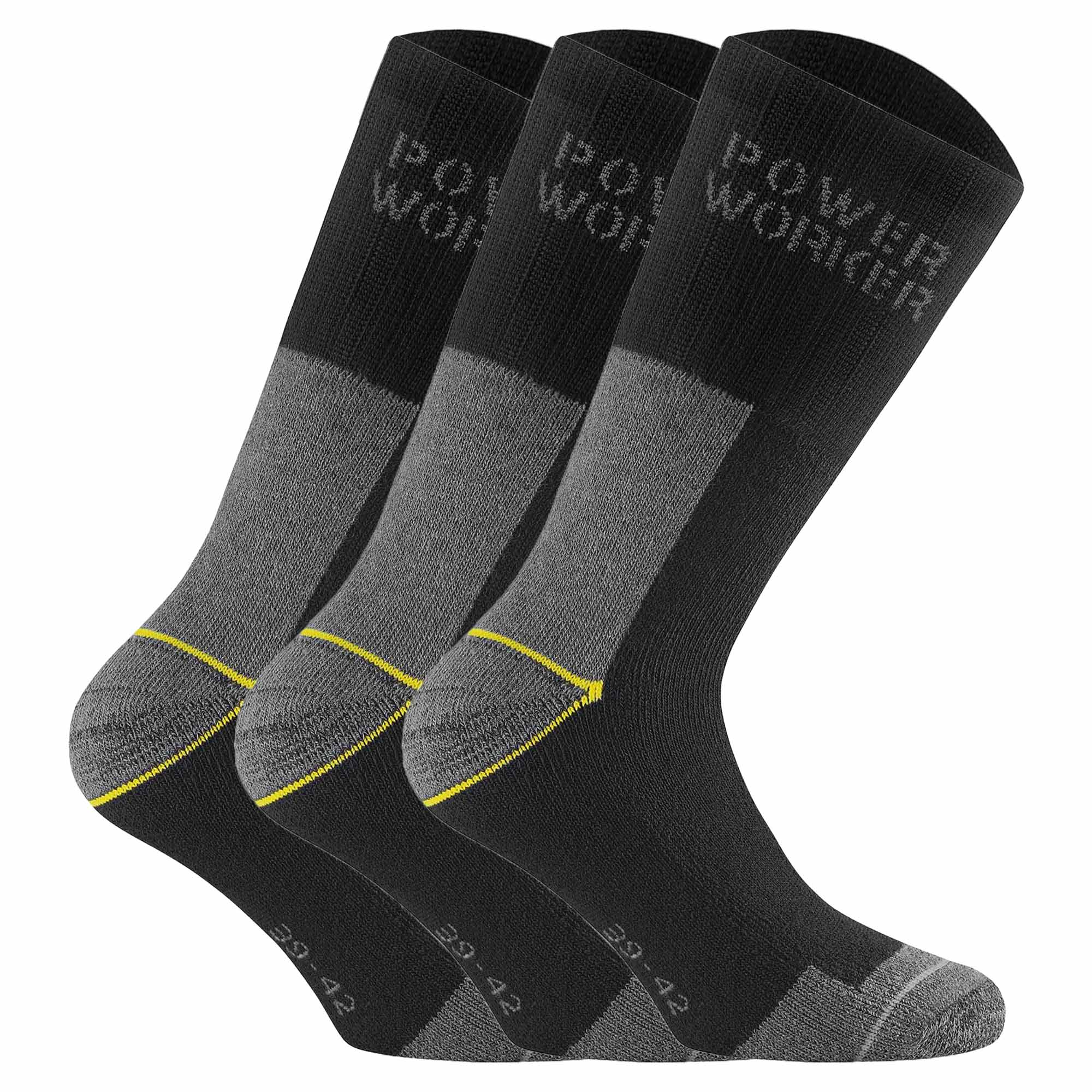 Rohner Basic Unisex Work Socks, 3-pack - Power Worker, padding