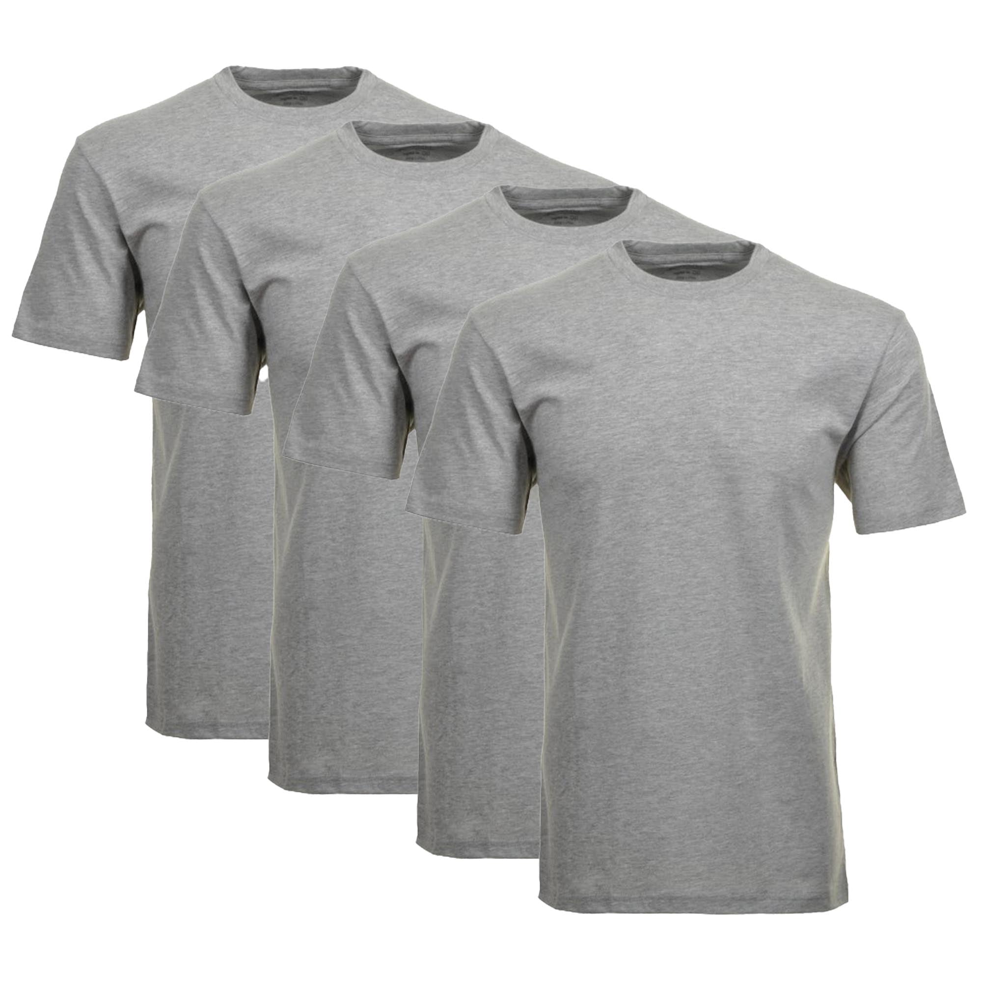 RAGMAN Herren T-Shirt 4er Pack - 1/2 Arm, Unterhemd, Rundhals