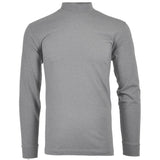 RAGMAN Men's Stand-Up Collar Sweater - Long Sleeve Basic Stand-Up Collar Regular, Single Jersey, Solid Color