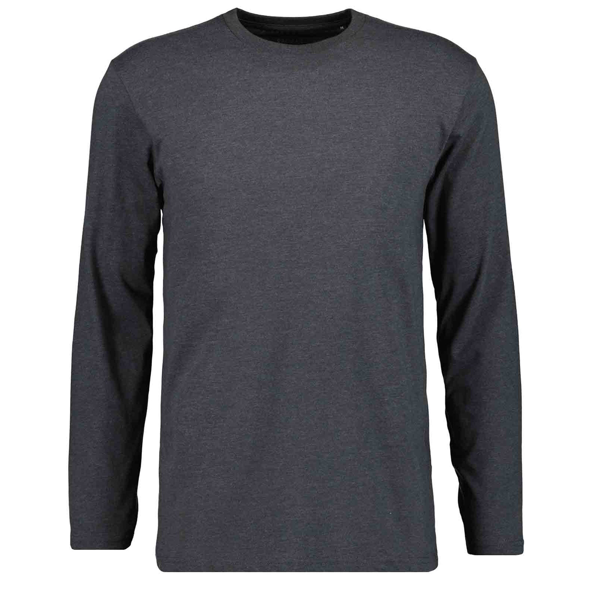 RAGMAN Men Long-Sleeve Shirt - Basic Shirt Regular Fit, Crew Neck, Cotton