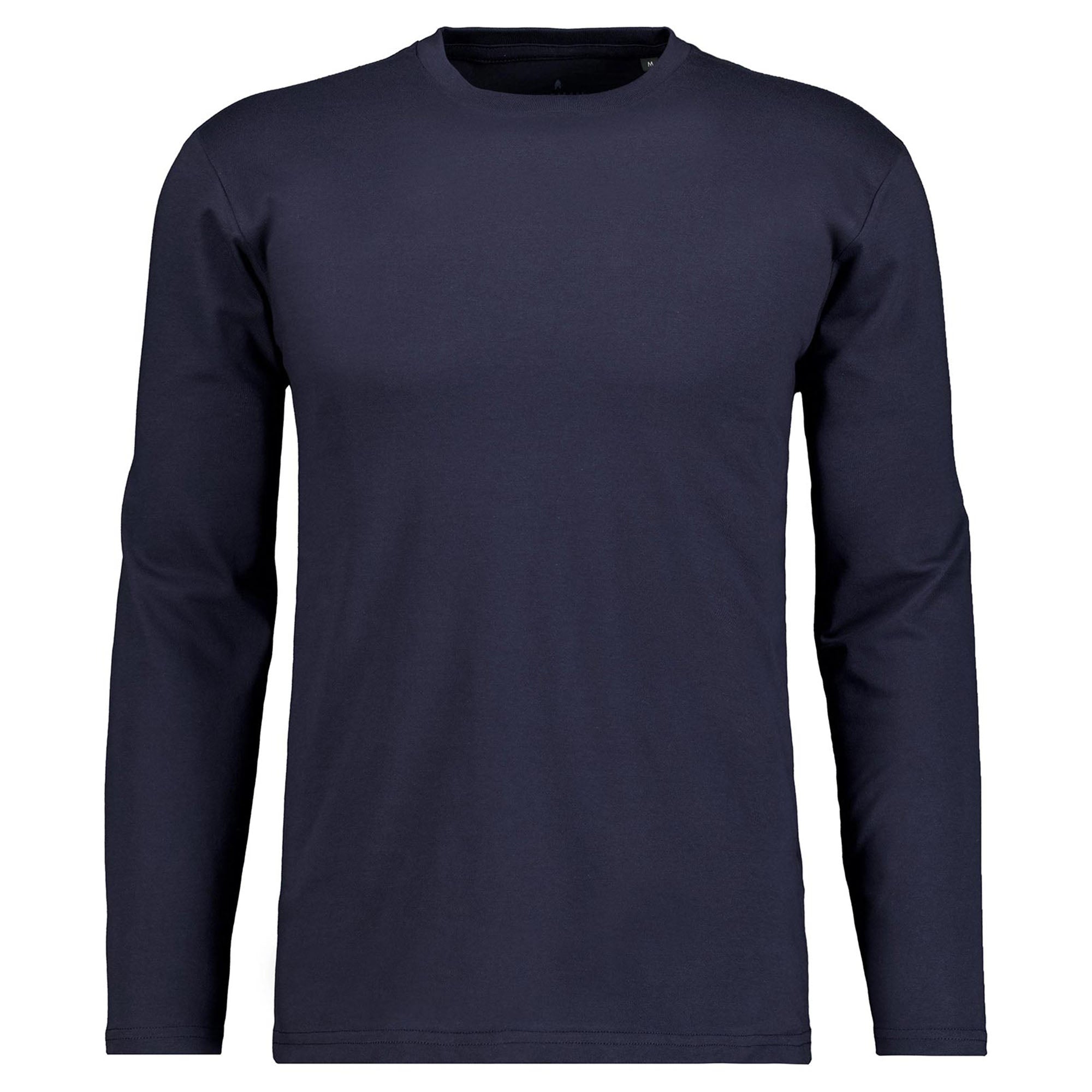 RAGMAN Men Long-Sleeve Shirt - Basic Shirt Regular Fit, Crew Neck, Cotton