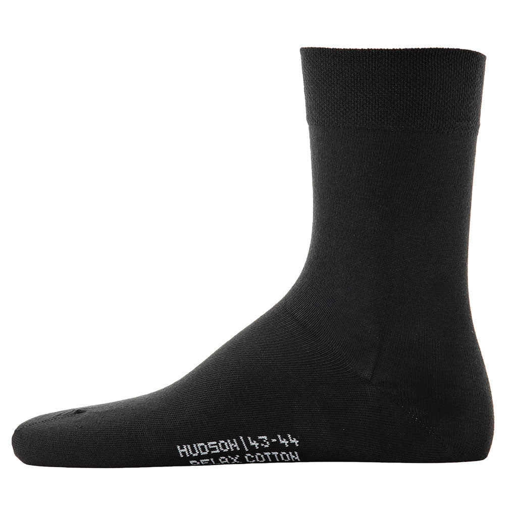 Hudson 1 pair men socks, Relax Cotton stocking, without elastic threads, Unicoloured