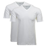RAGMAN Herren T-Shirt 2er Pack - 1/2 Arm, Unterhemd, V-Neck