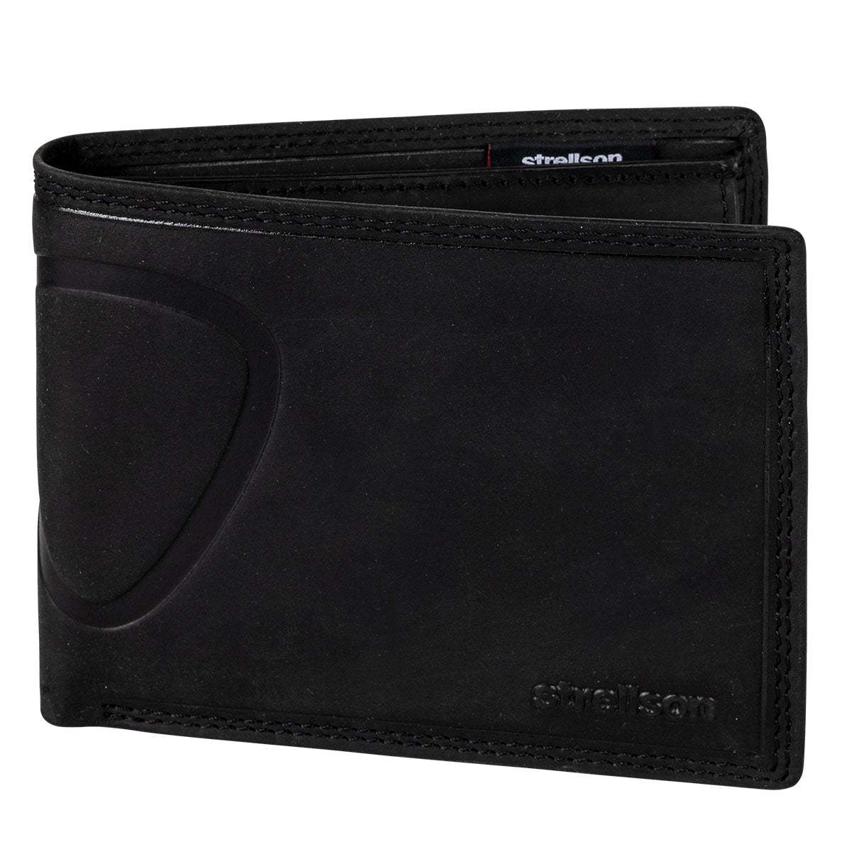 Strellson Herren Geldbörse, echtes Leder - Baker Street Billfold H7, 9,5x12,5x3cm (HxBxT)