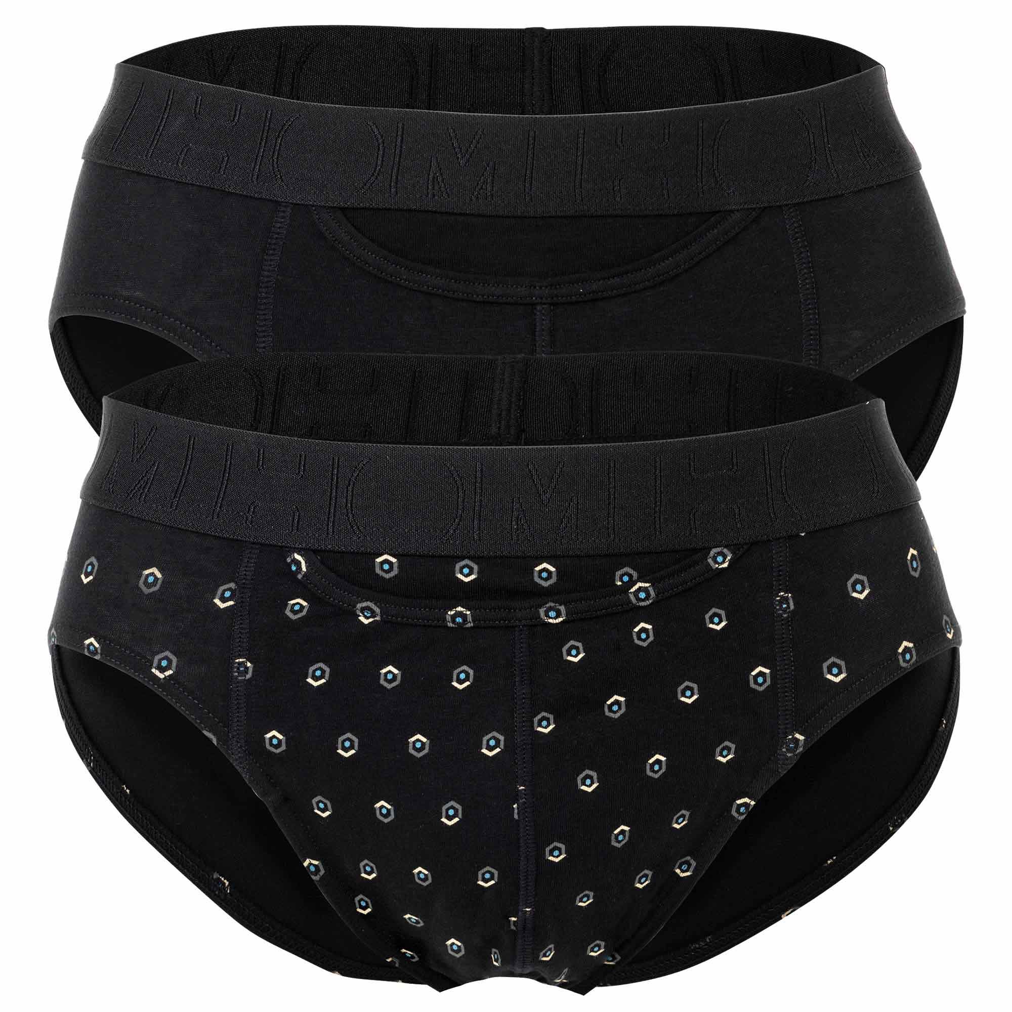 HOM Herren Slips, 2er Pack - Mini Briefs HO1 Gabriele #2, Baumwollmischung
