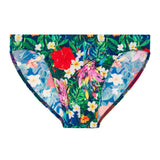 HOM Men Swim Briefs - Peacock, Swim Micro Briefs, Stretch, Patterned