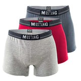 MUSTANG Herren Boxershorts, 3er Pack - Retroshorts, Pants, True Denim