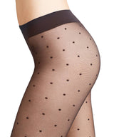 FALKE Women's tights - ultra-transparent, polka dots, fine dots, 15 DEN
