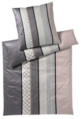 JOOP! Bettwäsche 2 teilig - Cornflower Stripes, Comfort-Satin, Baumwolle, Jacquard
