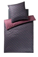 JOOP! bed linen 2 pieces - Cornflower Double, Comfort-Satin, Cotton, Jacquard