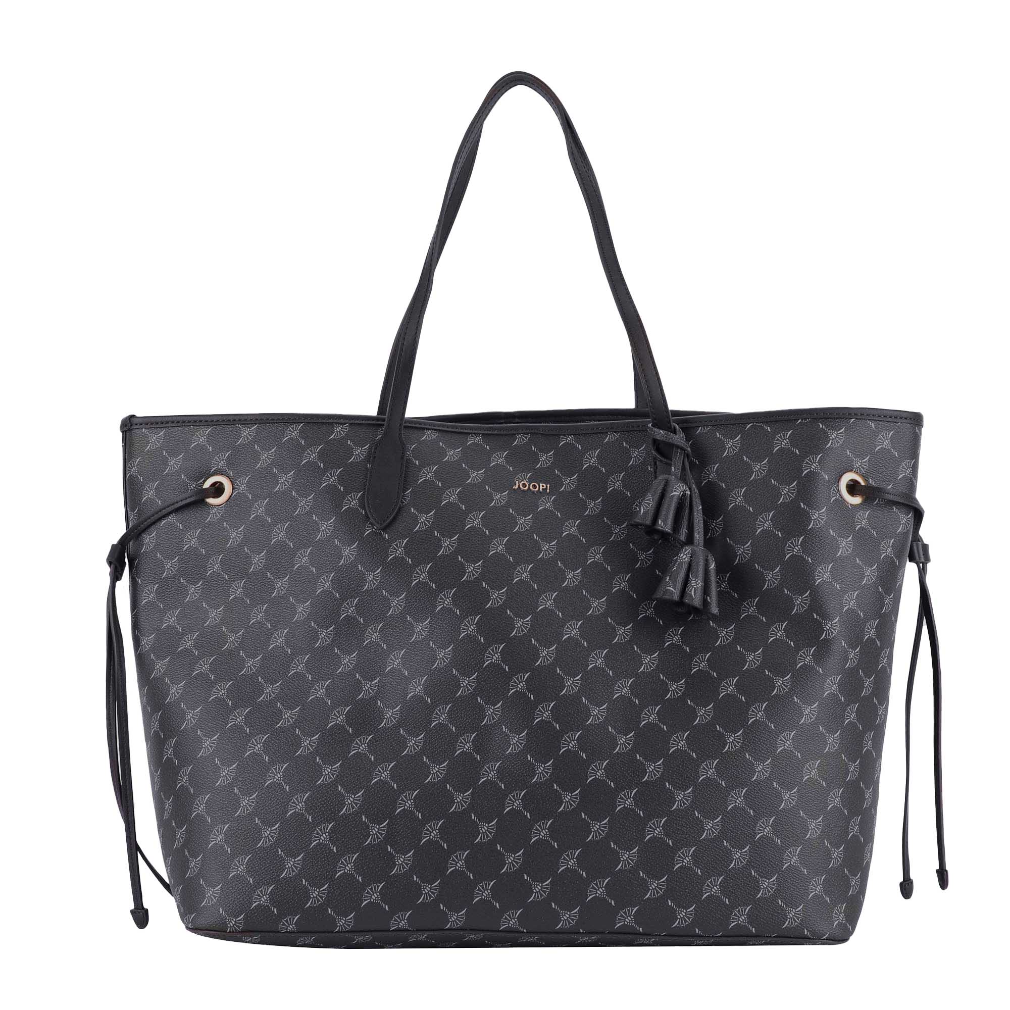 JOOP! Damen Handtasche - Cortina 1.0 Lara Shopper xlho 33x40x20 (HxBxT), Cornflower, Anhänger, Logo, gemustert