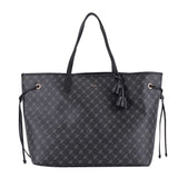 JOOP! Damen Handtasche - Cortina 1.0 Lara Shopper xlho 33x40x20 (HxBxT), Cornflower, Anhänger, Logo, gemustert