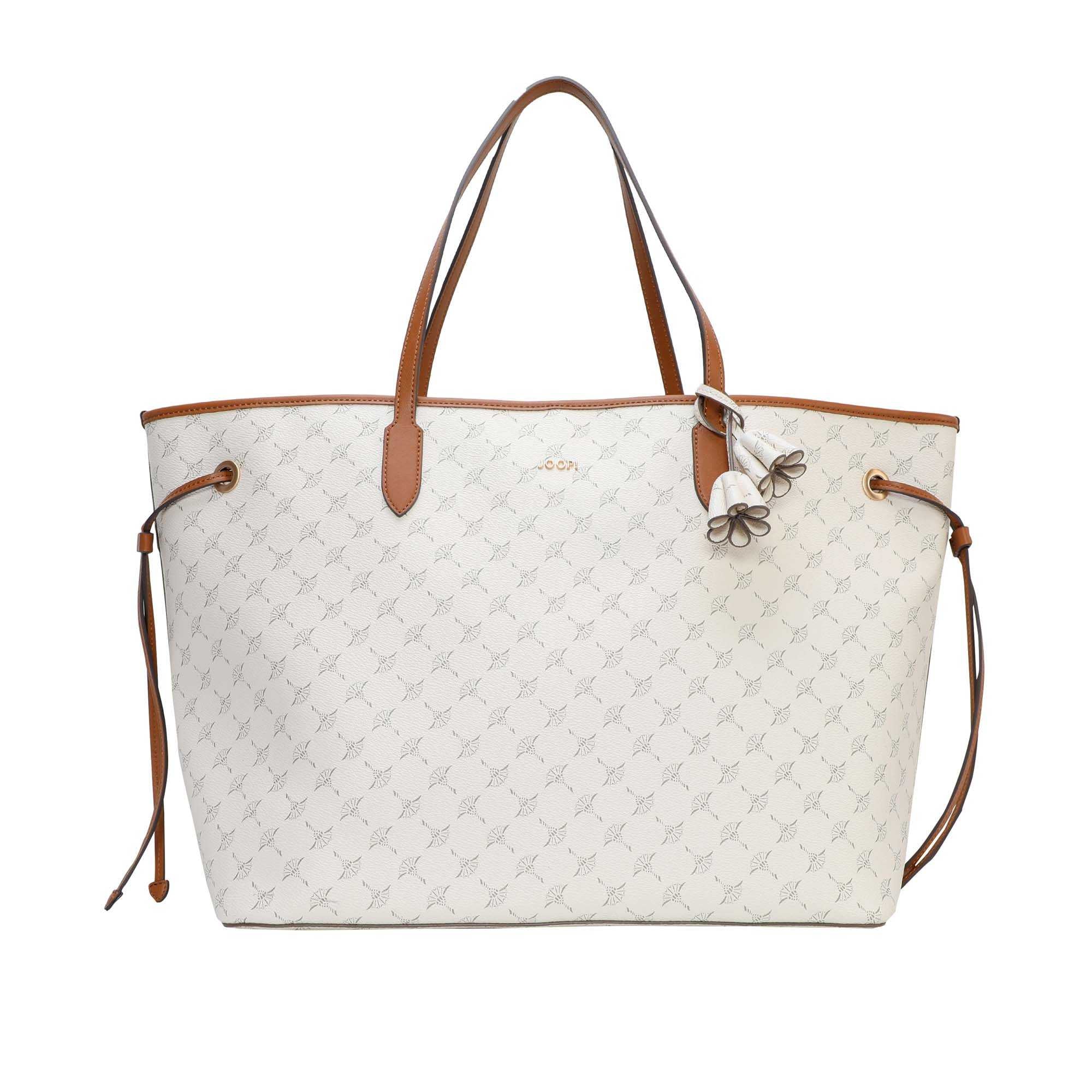 JOOP! Damen Handtasche - Cortina 1.0 Lara Shopper xlho 33x40x20 (HxBxT), Cornflower, Anhänger, Logo, gemustert